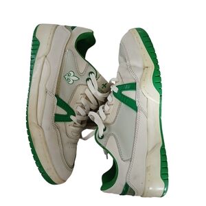 Bond Street Green and White Sneakers Sz 9